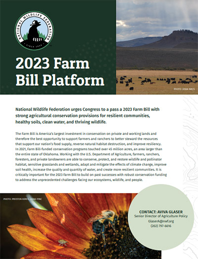 2023 Farm Bill Platform