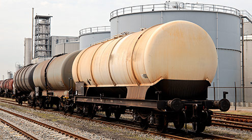 Oil by Rail Train, Shutterstock