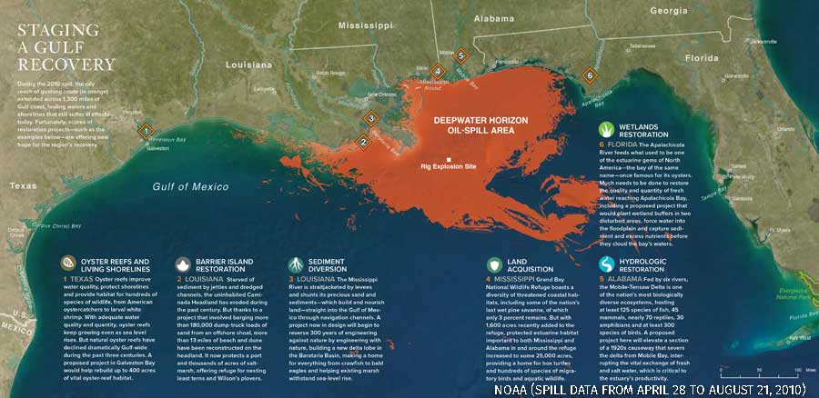 Map of Deepwater Horizon spill