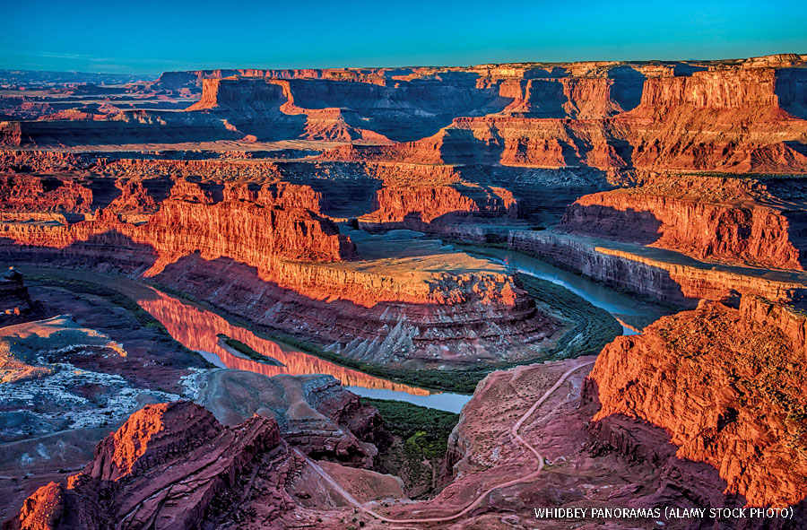 A view of the Colorado River from Dead Horse Point.