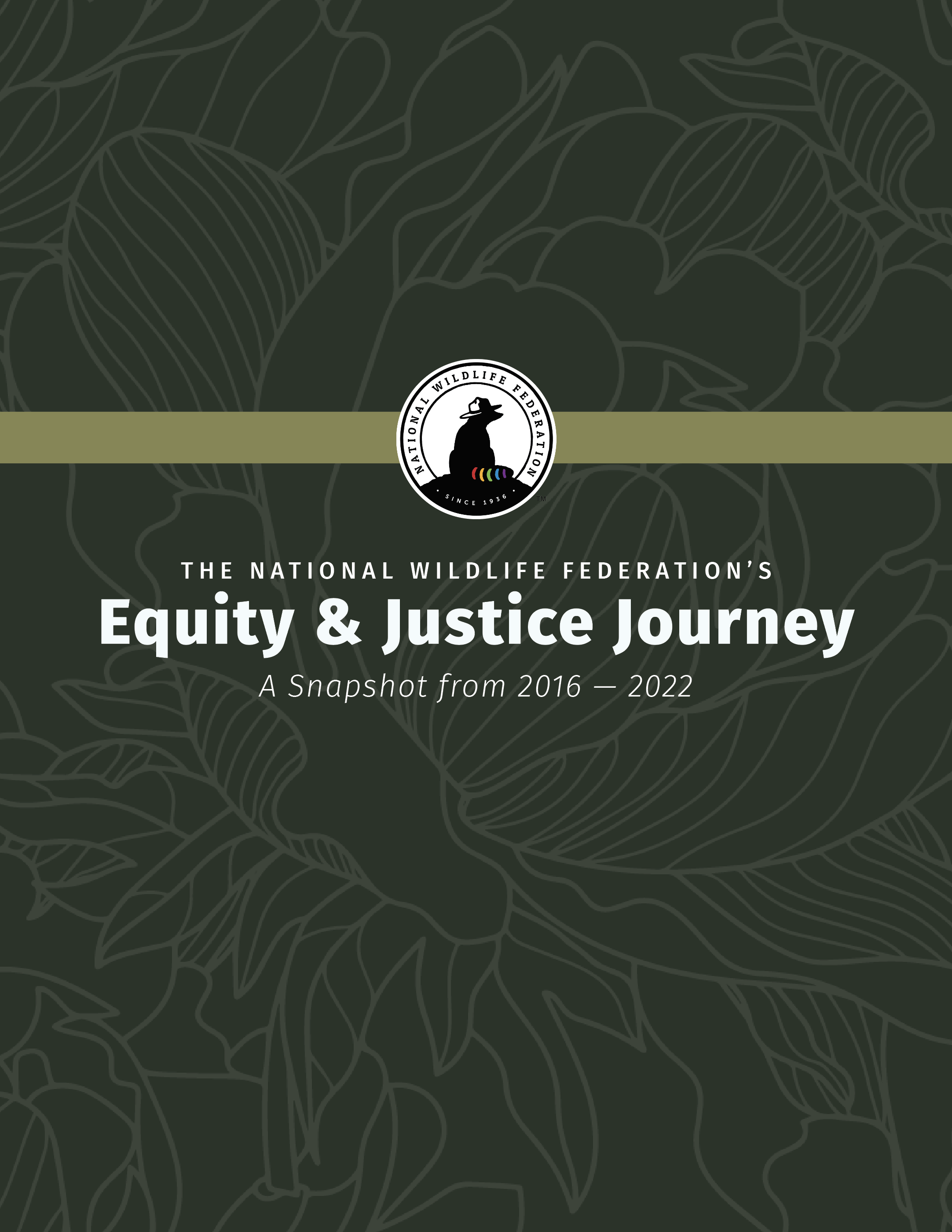 NWF Equity and Justice Journey Report Cover